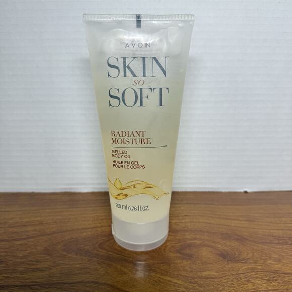 Avon Skin So Soft RADIANT MOISTURE Bath Gelled Body Oil 6.76oz New - Picture 1 of 2